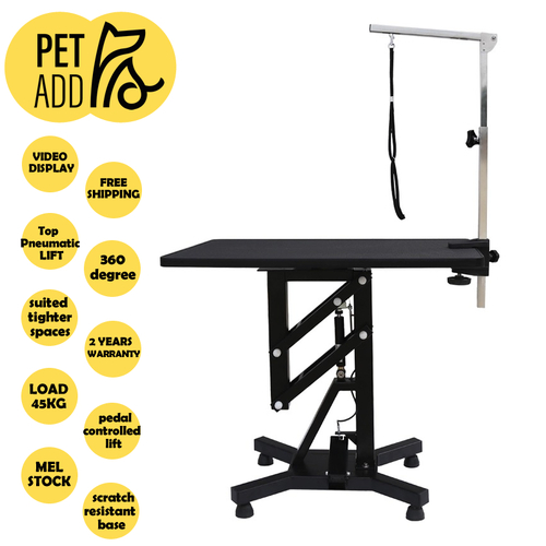 Easy-Lift Rectangle Air Lift Grooming Table Dog Pet Grooming