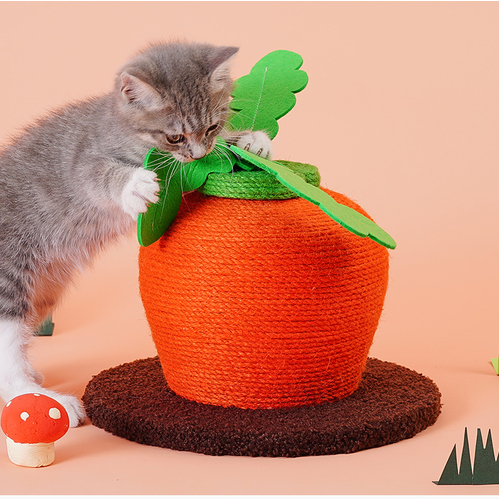 Carrot Cat Scratching Board Toy Scratching Post Cat Grinding Claw scratcher toy