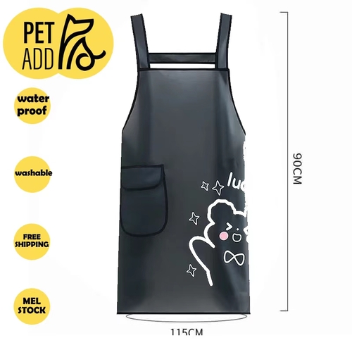 Pet Groomer Apron Bibs For Shearing Waterproof Grooming Apron Workwear