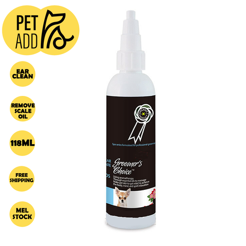 Pet Ear Cleaner Liquid for Dogs Cats Otic Smell Odor Remover Wash Ears Care 118ml