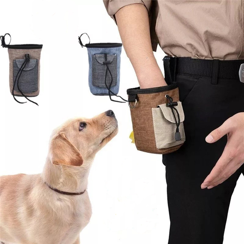 Puppy Pet Dog Obedience Training Treat Feed Bait Food Snack Pouch Belt Bags