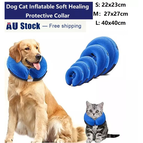 Pet Dog Inflatable Soft Healing Collar Cone Wound Medical Cat Protective Jackets