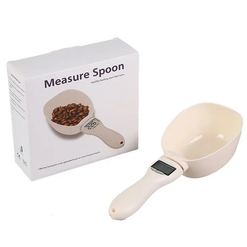 Digital Measuring Spoon Portable Kitchen Tool Food Scoop Pet Feed Scale