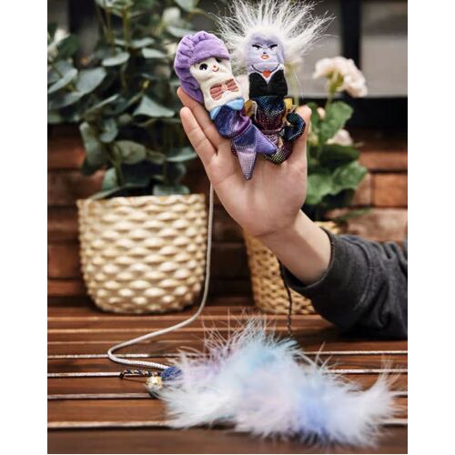 PETSVILLE Pet  Cat Play Toy Feather Teaser Wand Interactive Stick Kitten [Colour: The Mermaid]